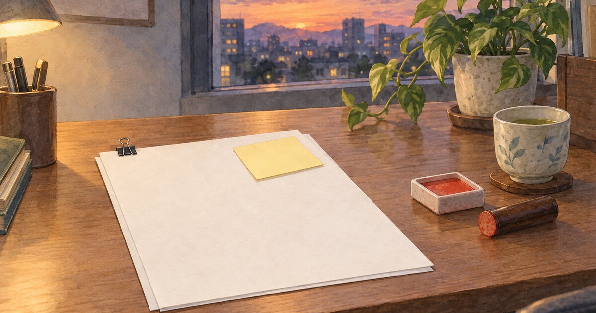 引き継ぎ書の最後の項目